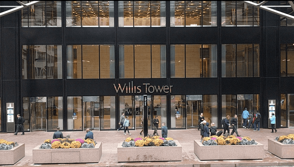 Willis Tower, Chicago, built with D-Blaze FRTW