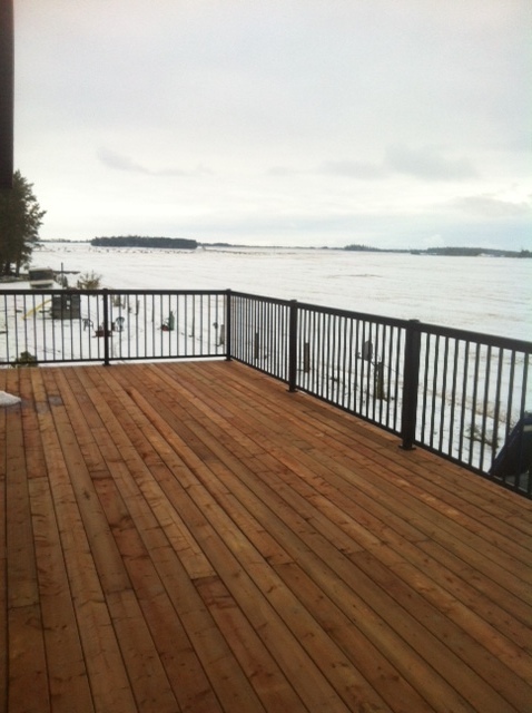 West Fraser Walters Deck Sundre August 2014