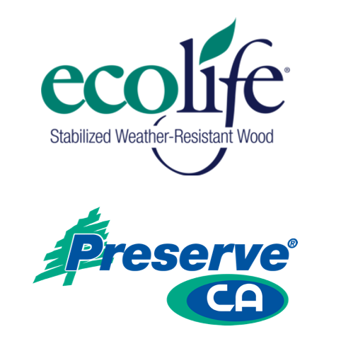 Ecolife and Preserve CA logos