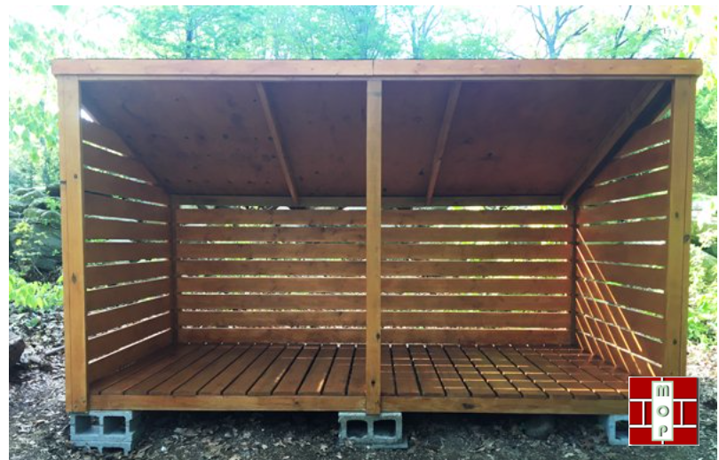 Building a Firewood Shed Treated Wood